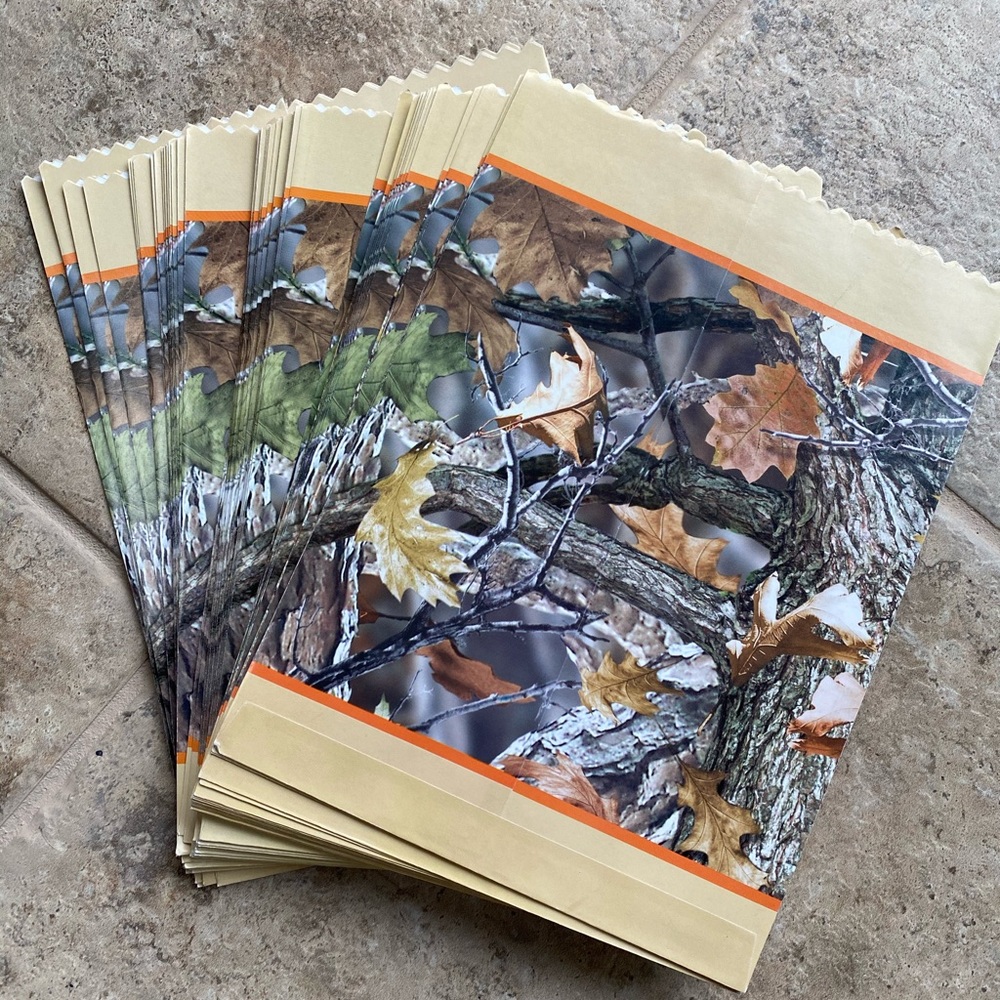 Camouflage Paper Bags